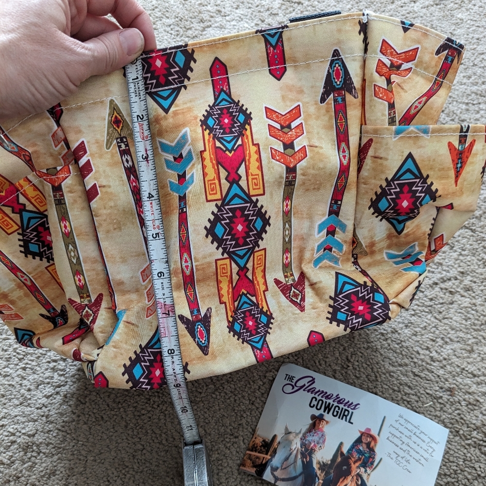 Colorful Patterned Tote Bag - Picture 4 of 7